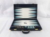 NEW Backgammon With Metal Ring Checkers
