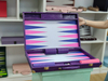 Modern Backgammon Set Folding Game Case With Handle Custom Lifestyle Edition Gift Collection