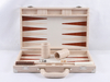 2025 New Luxury Design Customizable Leather Backgammon Set Folding Backgammon Set