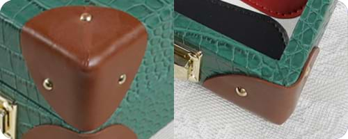 custom backgammon set corners