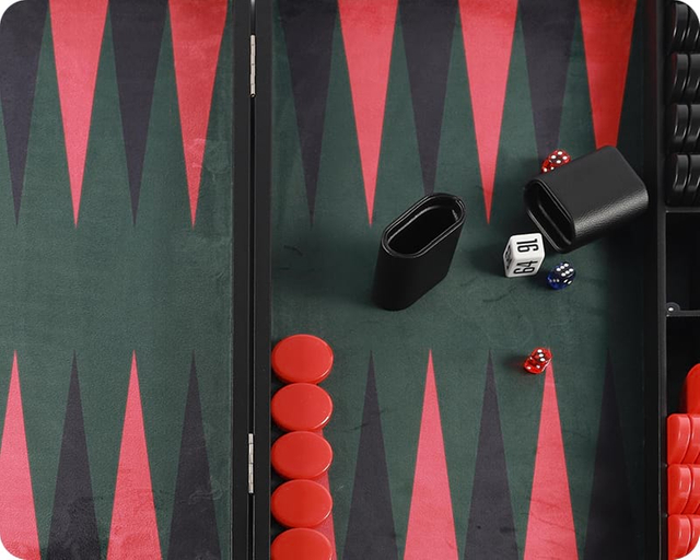 velvet backgammon set