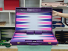 Modern Backgammon Set Folding Game Case With Handle Custom Lifestyle Edition Gift Collection