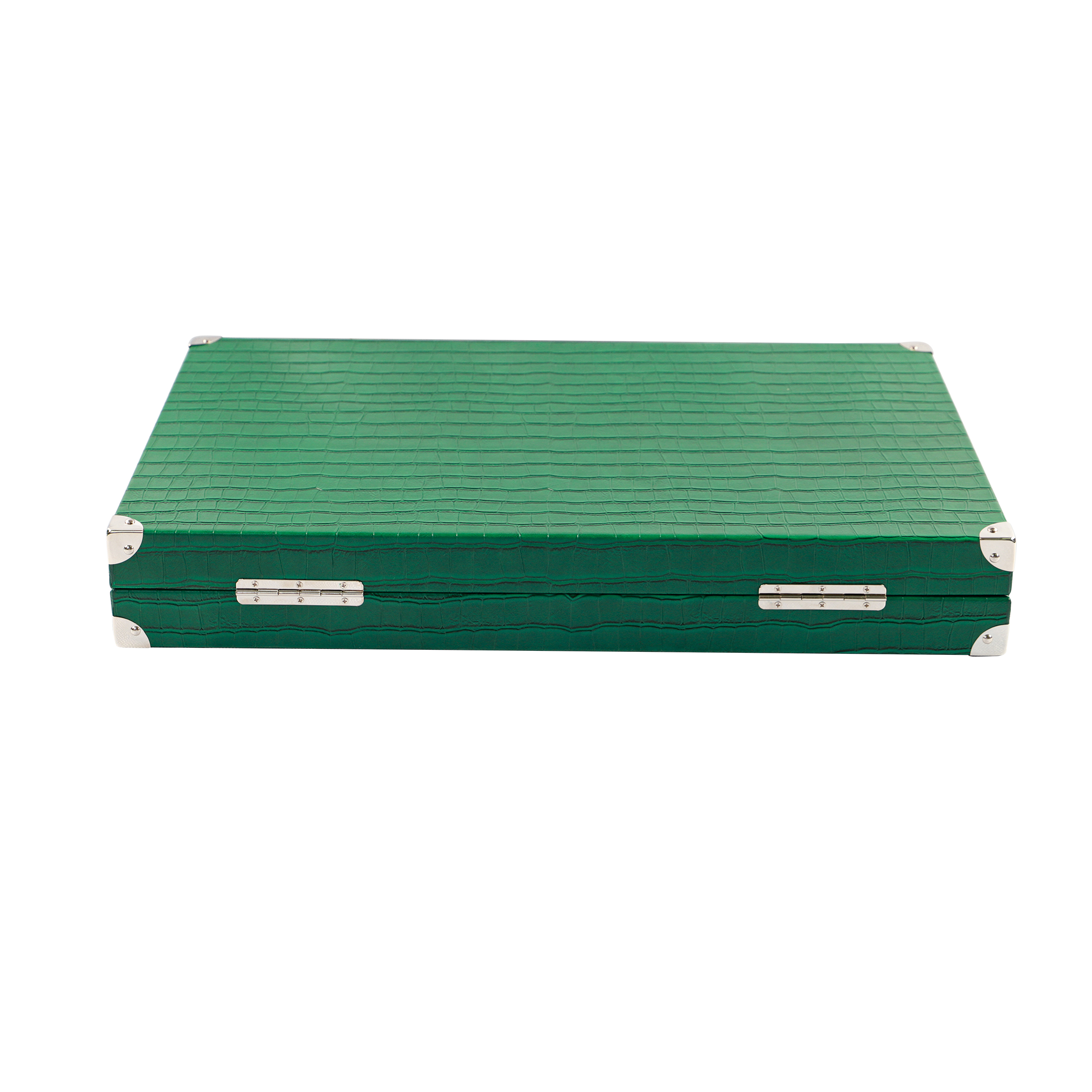 Custom Adult Backgammon Travel Set Leather Case with Portable Board And Playing Chips