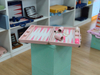 Custom Pink Leather Backgammon Set Lizard Texture Portable Folding Board Game for Gifts