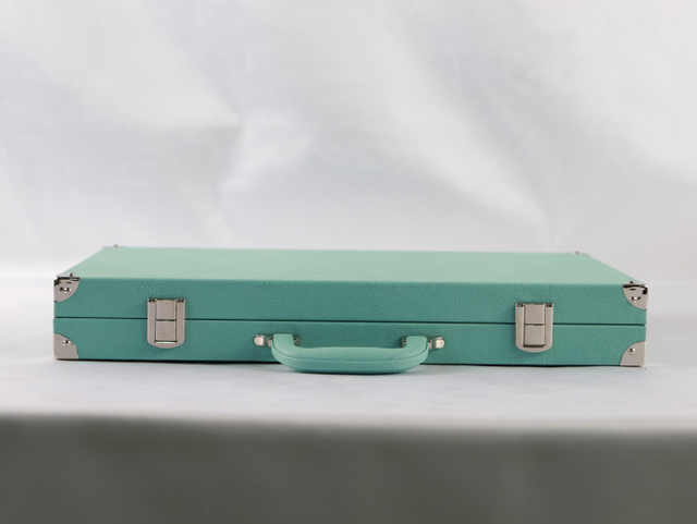 20 INCHES PROFESSIONAL BACKGAMMON SET IN SHARK PATTERN DESIGN PU