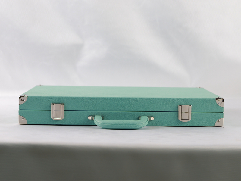 20 INCHES PROFESSIONAL BACKGAMMON SET IN SHARK PATTERN DESIGN PU