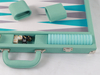 20 INCHES PROFESSIONAL BACKGAMMON SET IN SHARK PATTERN DESIGN PU