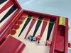 Golden Metal Checkers with leather on the top