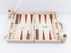 2025 New Luxury Design Customizable Leather Backgammon Set Folding Backgammon Set