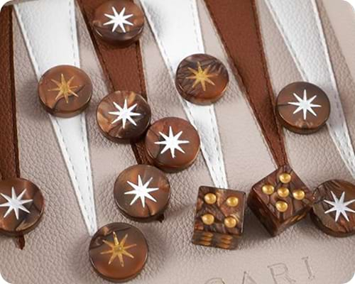 Custom Backgammon Game Pieces