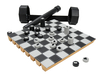 Roll Up Chess Board