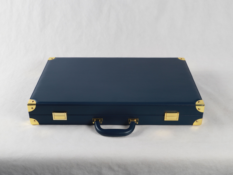 NEW Backgammon With Metal Ring Checkers