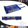 Luxury Leather Backgammon Roll Up with Acrylic Checkers