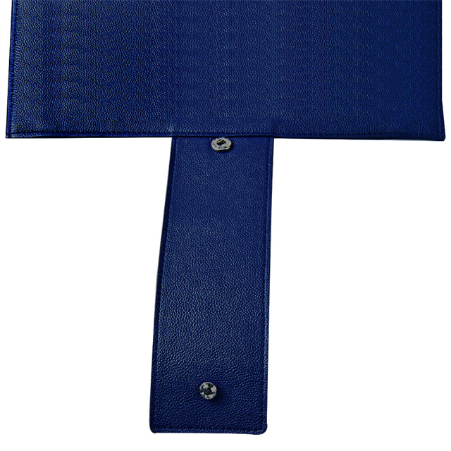 Premium Leather Roll Up Chess Set with Metal Chips