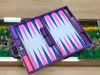 Modern Backgammon Set Folding Game Case With Handle Custom Lifestyle Edition Gift Collection
