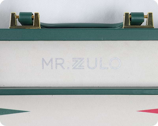 custom backgammon set with Logo process