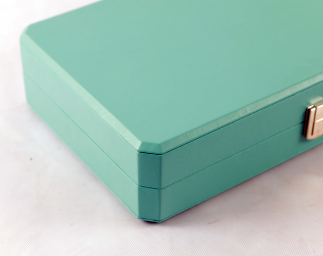 Metal Ring Checker Backgammon in Tiffany Blue Colour