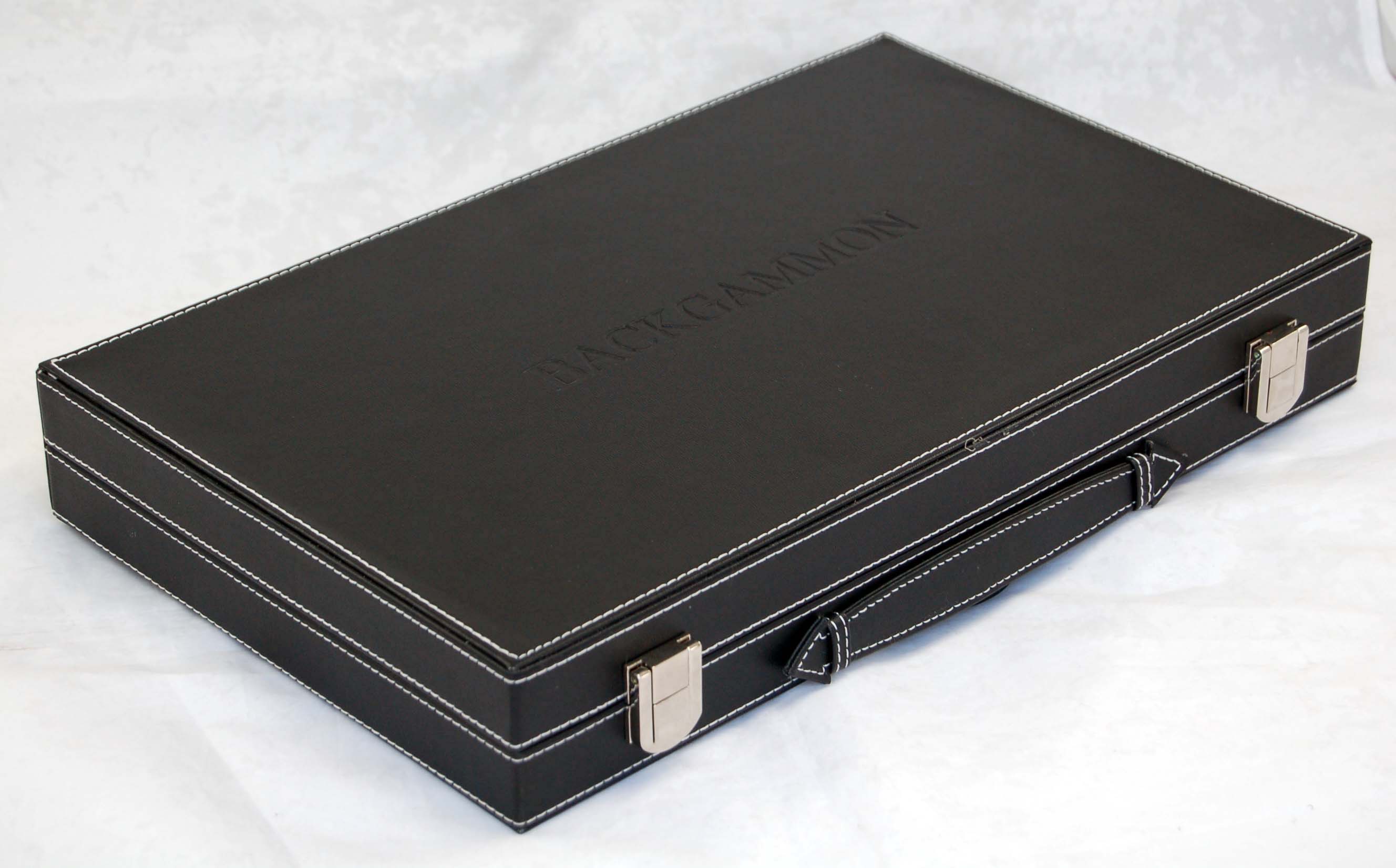 Leather Backgammon with Paper Printed Gift Box