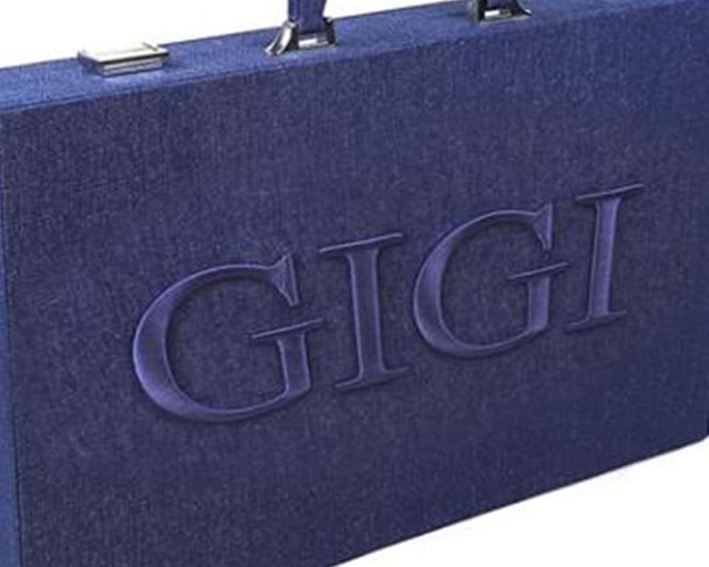 custom backgammon set with Logo process