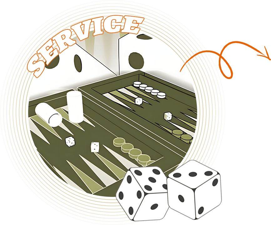 service and support for backgammon