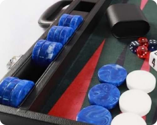 Custom Backgammon Game Pieces