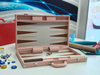 Luxury Customizable Backgammon with Full Accessories and Comfortable Handle Premium Tournament Set Wholesale - 23 Inch