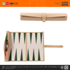 Roll Up PU Leather Travel Backgammon Set