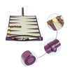 Stitch-Free Roll-Up Backgammon Set