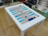 Portable Detachable Wooden Backgammon Table Set Replaceable Playing Surface