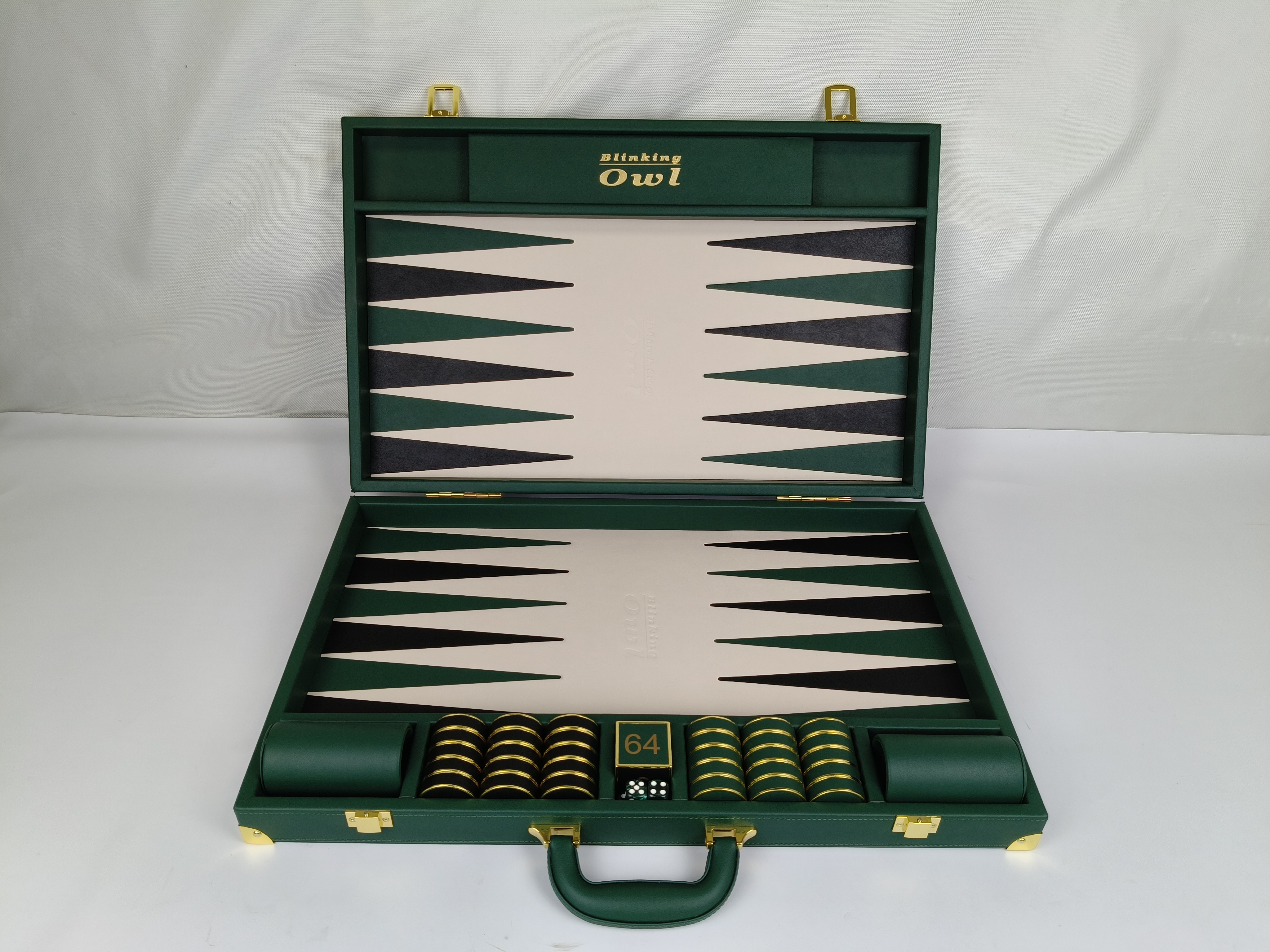 backgammon set displayed in office and study room