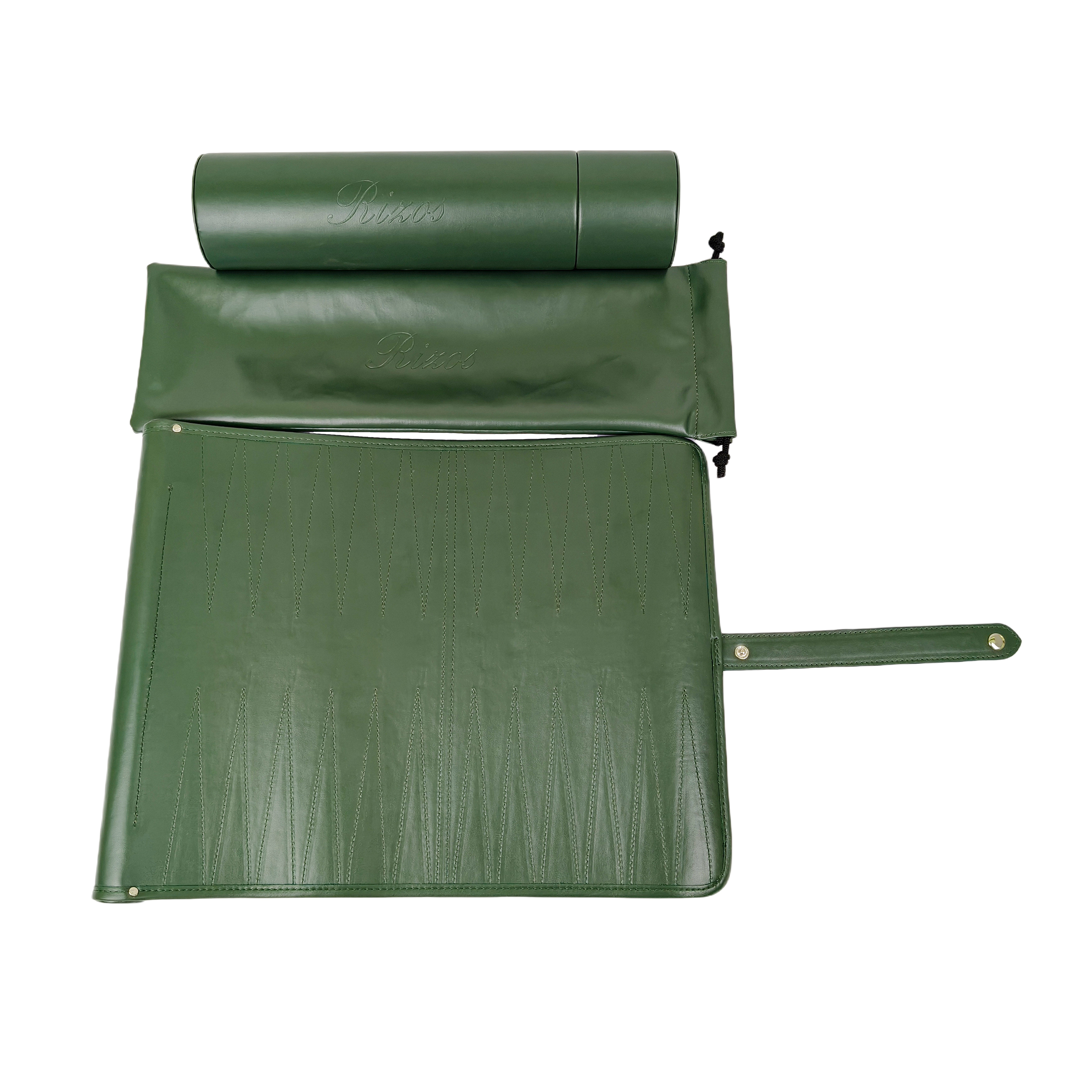 New Style 3-Piece Travel Roll-Up Backgammon Set